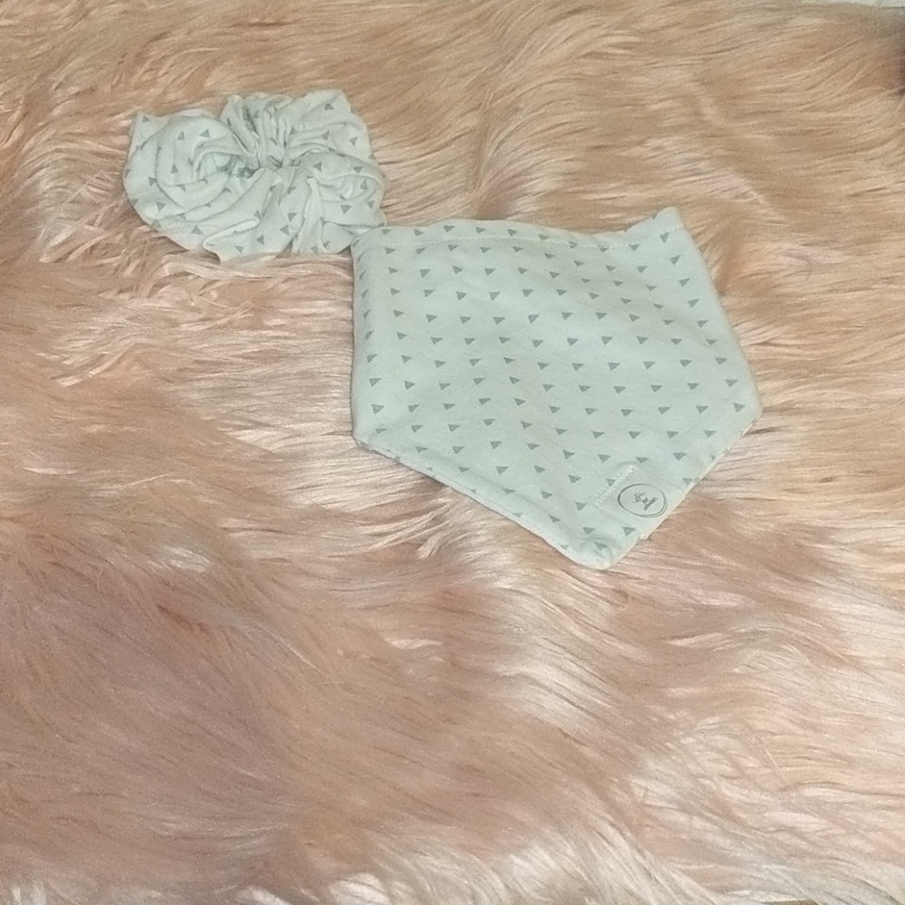 NWOT JBF Apparel Dog Bandana and Scrunchie
